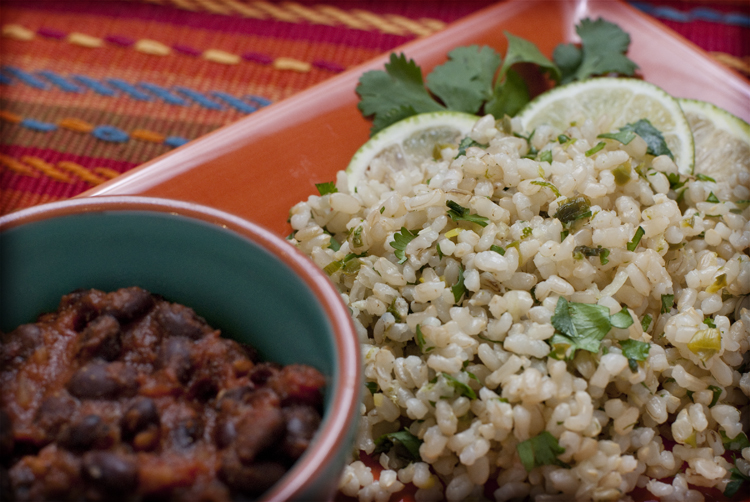 Jazz up brown rice with a lime cilantro flavor boost
