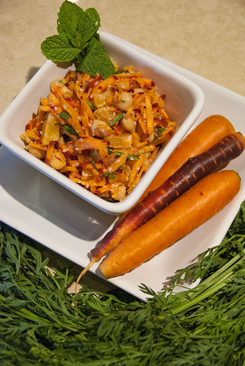 Hot weather?! How about cool info about carrots and a delicious no-cook recipe!