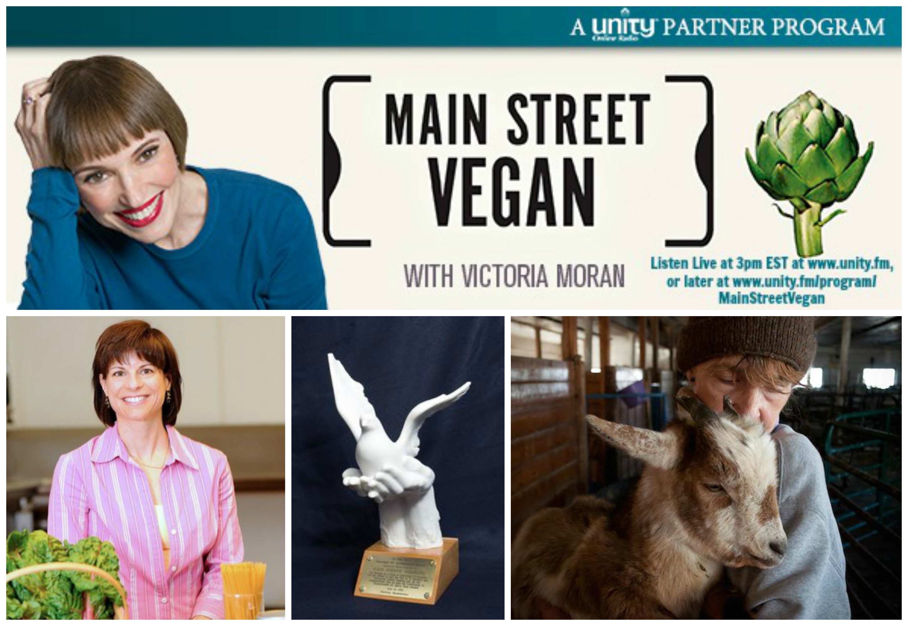Victoria Moran interviewed Timaree on her live radio show “Main Street Vegan”