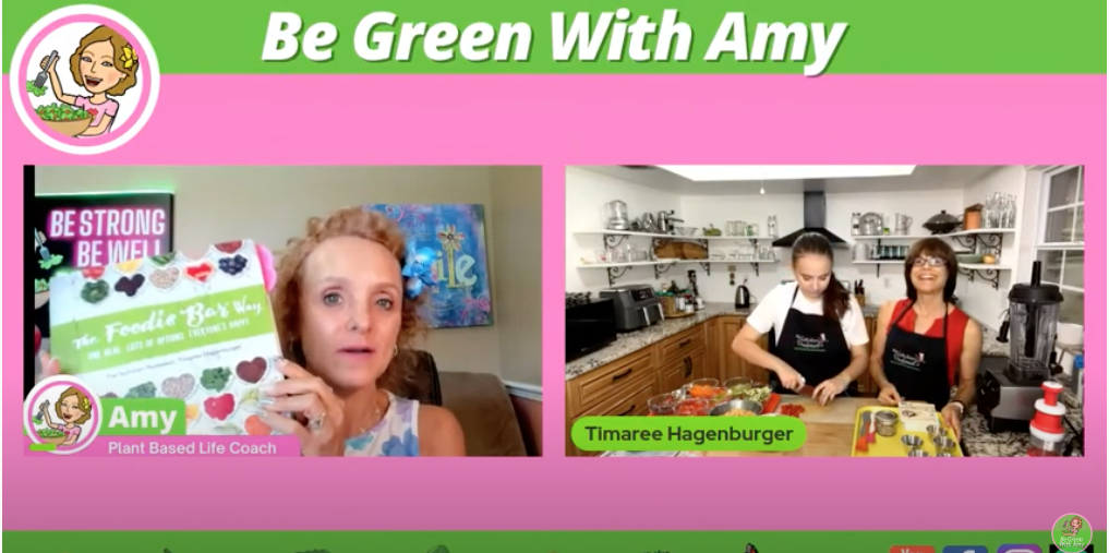 Timaree & Mia Cooking on the Be Green with Amy Show!
